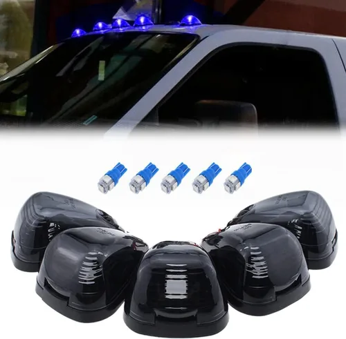 Vista 15 de 5X Luces de Señalización de Techo de Cabina LED Ámbar Luces de Holgura Superiores Compatibles con Ford 1999-2016 F150 F250 F350 F450 F550 Super Duty