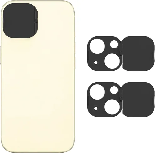 Vista 11 de Funda para lente de cámara de teléfono compatible con iPhone 11, protector de lente de cámara para proteger la privacidad y la seguridad, adhesivo