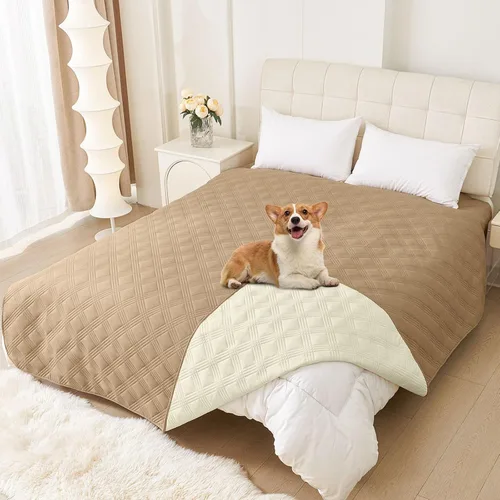 Vista 199 de Manta impermeable para cama de perro, mantas suaves para mascotas, funda impermeable para sofá para perros, fundas reversibles lavables para muebles
