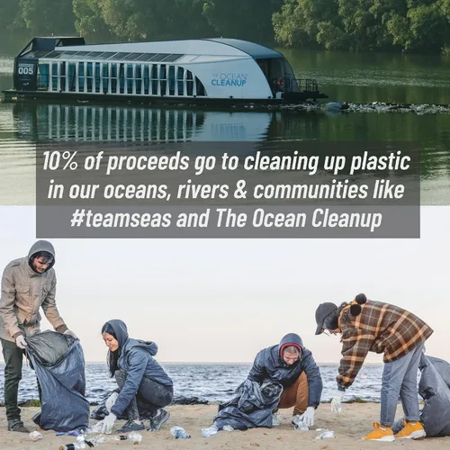 Vista 7 de Perchas delgadas ecológicas para ropa ligera (máximo 1 libra), hechas de plástico 100% reciclado (negro/gris, paquete de 60 unidades)
