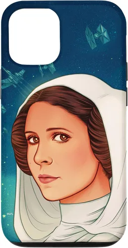 Vista 26 de Funda exclusiva de Star Wars para iPhone 16 con diseño de princesa Leia de Nueva Esperanza