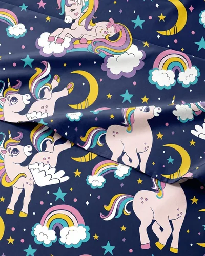Vista 31 de Sábanas de princesa tamaño Twin para niños, juego de sábanas de princesa de 3 piezas para niños, ropa de cama con temática de castillo, ultrasuave