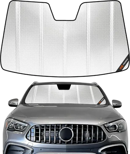 Vista 24 de Parasol para parabrisas Pigenius para Mercedes-Benz GLA 2015-2020 Protección para ventana delantera - Salvaguardia