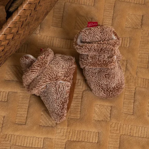 Vista 212 de Sawimlgy - Botines de algodón antideslizantes para recién nacido, con agarre, para cuna o para el invierno
