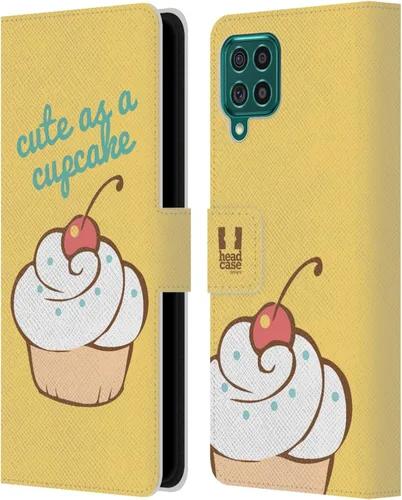 Vista 307 de Head Case Designs Assortment Cupcakes Happiness Leather Wallet Case Compatible with Samsung Galaxy A07 4G Surtido