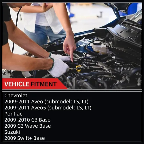Vista 2 de Tensor de correa para Pontiac G3 Base 09-10 Suzuki Swift+ Base 09