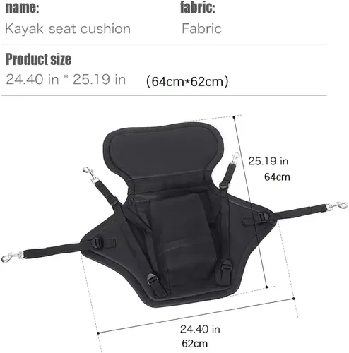 Vista 2 de Kayak Seat with Backrest for Bluefin Yoga 11