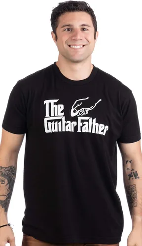 Vista 2 de The Guitar Father - Camiseta divertida para hombre y mujer