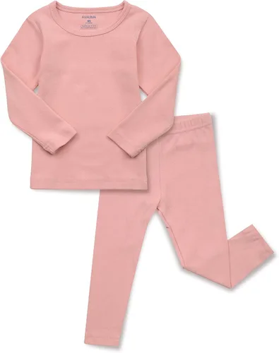 Vista 97 de AVAUMA - Pijama para niños y niñas de algodón básico para uso diario