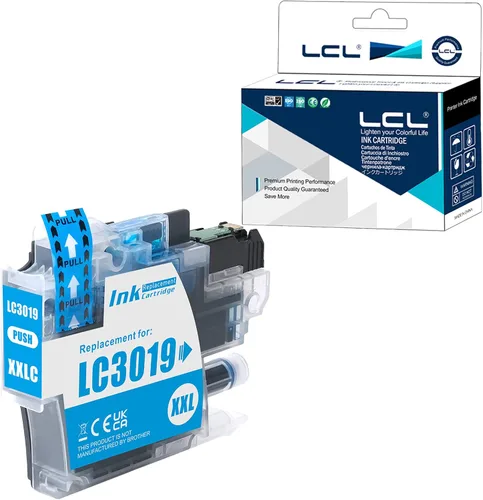 Vista 8 de LCL Cartucho de tinta de repuesto compatible para Brother LC3019 LC3017 XXL LC3017BK LC3019BK de alto rendimiento MFC-J5330DW J6530DW J6930DW Negro