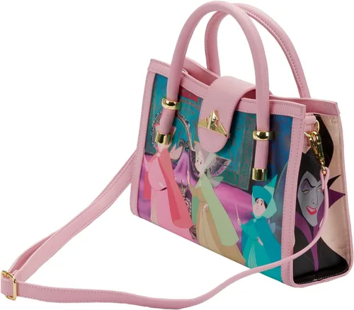 Vista 5 de Loungefly BOLSO CORPORAL CON ESCENA DE LA PRINCESA DE LA BELLEZA DORMIENTE DISNEY
