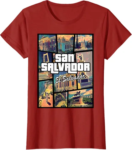 Vista 69 de Camiseta Orgullosa de San Salvador Capital El Salvador