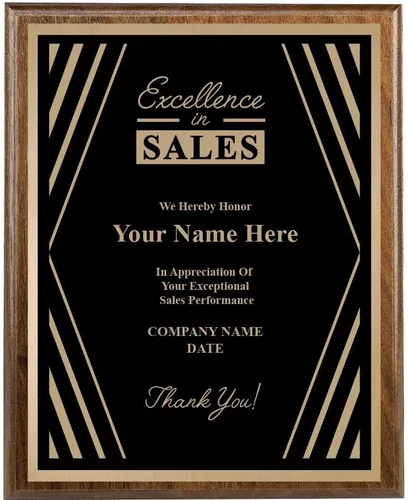 Vista 11 de Crown Awards 8x10 Personalized Recognition Plaque Trophy Award Varios