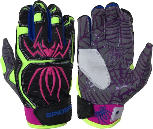 Vista 29 de Guantes de bateo híbridos de Spiderz