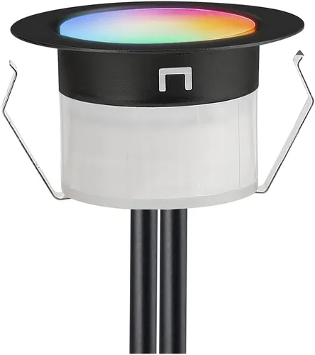 Vista 19 de FVTLED Kit de luces LED para cubierta, 20 piezas Φ1.22 D31 WiFi control de teléfono inteligente de bajo voltaje empotrado RGBW iluminación de Rgbw