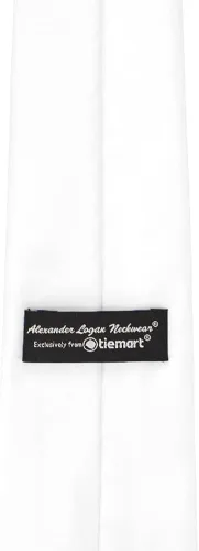 Vista 264 de tiemart Corbata de color sólido para hombre Longitud estándar