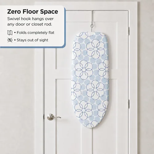 Vista 2 de Household Essentials - Tabla de planchar de acero con soporte de hierro