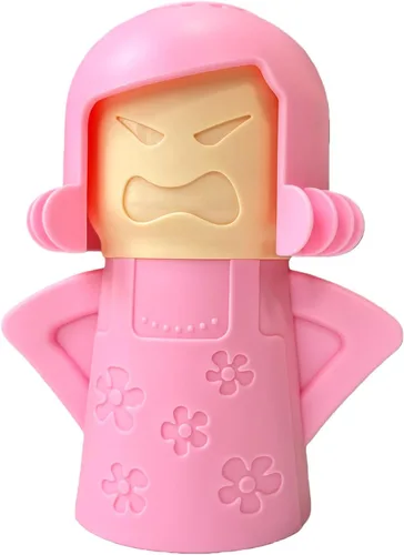 Vista 11 de Limpiador de microondas Angry Mom, limpiador a vapor de microondas Mad Mama, solo tienes que añadir vinagre y agua, limpia fácilmente la suciedad