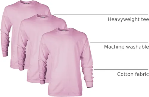 Vista 52 de Gildan - Camiseta de manga larga de algodón ultra estilo G2400 para adultos, paquete múltiple