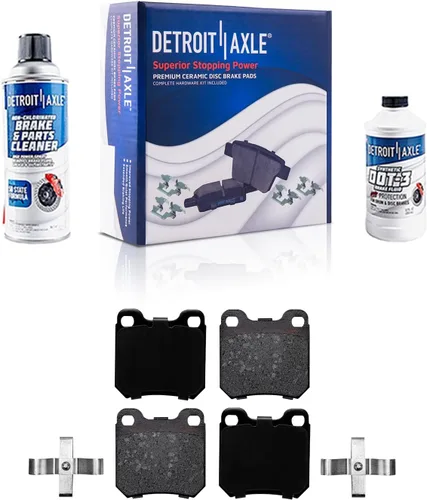 Vista 26 de Detroit Axle - Pinza de disco del lado del acompañante + pastillas de freno de cerámica de repuesto para Lexus HS250H Toyota RAV4 Prius V Scion xB