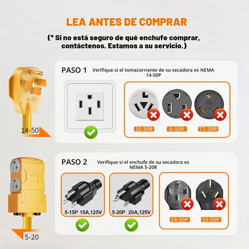 Vista 4 de Adaptador RV de 50 Amp a 20 Amp - NEMA 14-50P a 4 x 5-20R/15R Toma