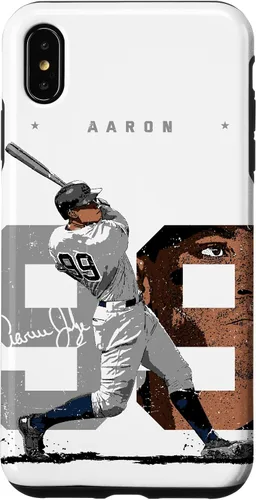 Vista 11 de Aaron Judge Number Portrait Baj New York MLBPA Case for iPhone 17