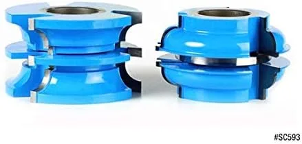 Vista 5 de Amana Tool - SC592 2 piezas de carburo con punta de 3 alas y perfil de riel puerta exterior 2-7/8 diámetro