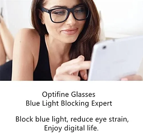 Vista 4 de Anteojos de lectura anti azul Light Blocking Reader mujeres hombres para mediana cara grande