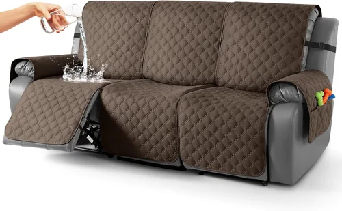 Vista 76 de TAOCOCO Fundas reclinables 100% impermeables, con correas para las piernas, funda de sofá reclinable reversible para silla reclinable, protector