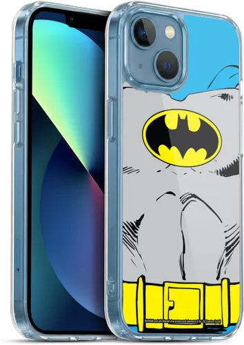 Vista 411 de Head Case Designs Funda de gel con licencia oficial de Batman DC Comics Bat Signal Logos [protección de grado militar] compatible con Apple iPhone 7