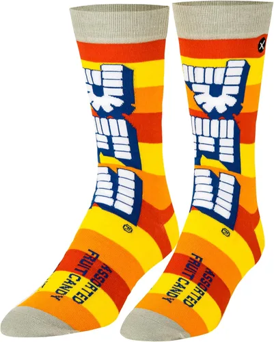 Vista 21 de Odd Sox Calcetines Candy Novelty Crew – Grande/Mediano – Mezcla de algodón suave – Dulces masticables agridulces – Divertidas golosinas coloridas