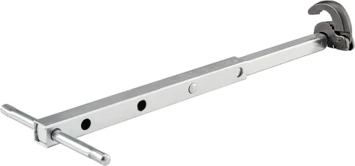 Vista 11 de RIDGID 31175 Modelo 1017 Llave plegable para lavabo ajustable de 10 a 17 pulgadas, plata, fabricada en los Estados Unidos