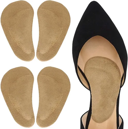 Vista 10 de Dr. Foot's - Plantillas de soporte de arco para pies planos, fascitis plantar, aliviar el dolor para mujeres y hombres, 2 pares (beige)