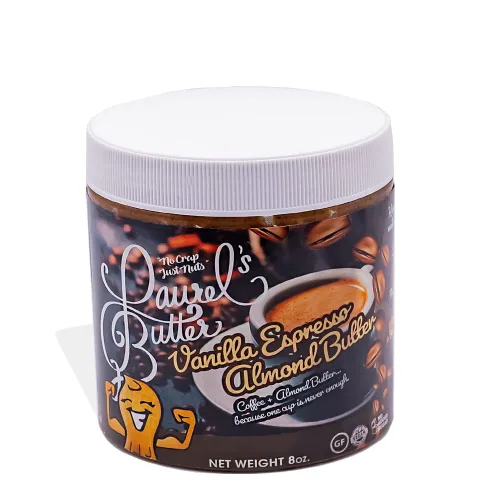 Vista 12 de Laurel's Mantequilla de anacardo y coco – Mantequilla de nuez alta en proteínas – Mantequilla saborizada – Mantequilla apta para dieta cetogénica