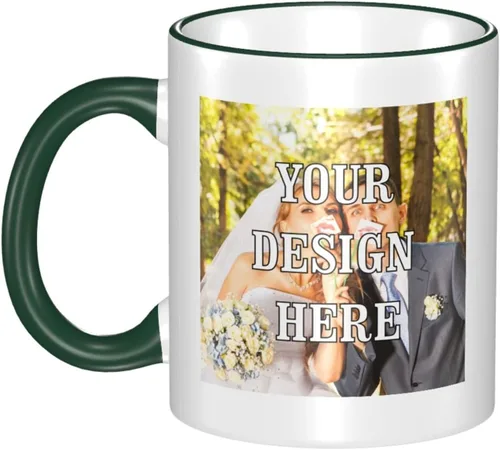 Vista 12 de Taza de café personalizada, tazas personalizadas con logotipo y foto, taza personalizada, diseña tu propia taza de café personalizada, regalos