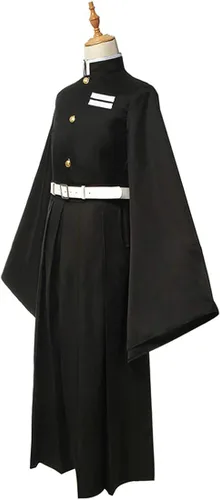 Vista 7 de Cosplay Anime Demon Slayer Kimetsu no Yaiba Tokitou Muichirou disfraz