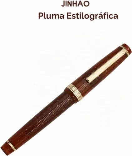 Vista 2 de 82 Pluma estilográfica - Barril de material acrílico, plumín extrafino de iridio con convertidor de tinta, pluma de escritura suave, diseño clásico
