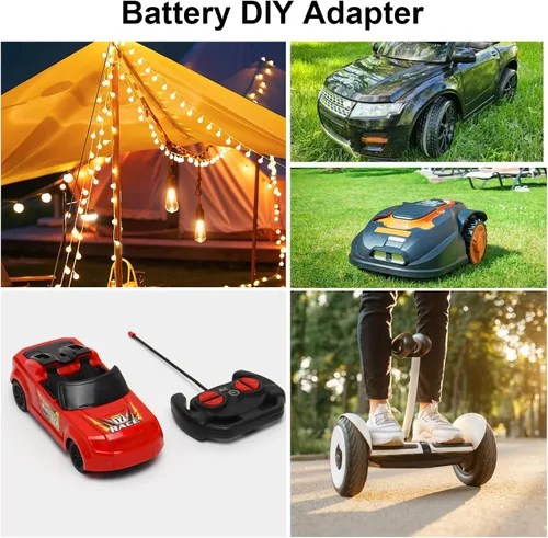 Vista 7 de Convertidor descendente de 20 V a 12 V para batería Dewalt, adaptador de corriente de batería de voltaje CC, regulador de convertidor Buck de 20 A