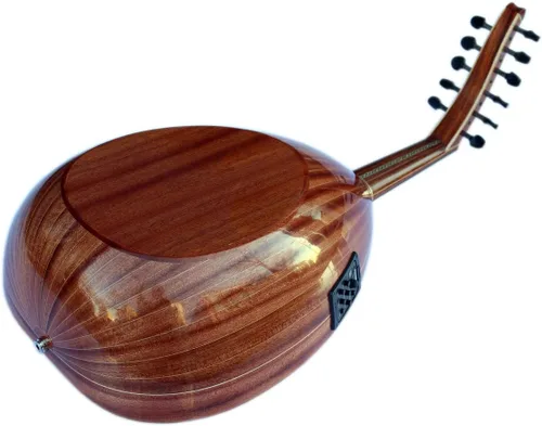 Vista 9 de Etapa de Oud Eléctrica Profesional Turca HSO-302E Instrumento Musical de Cuerda Oud Ud Aoud