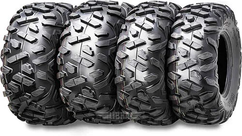 Vista 7 de WANDA Juego de 4 neumáticos ATV 19X7-8 delanteros y 18X9.5-8 traseros 4PR estilo Big Horn