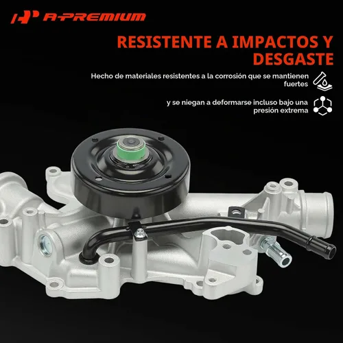 Vista 5 de A-Premium Bomba de agua del motor [OHV V8 5.7L] Compatible con Dodge