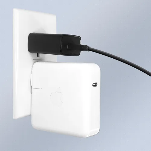 Vista 5 de Cargador de pared USB certificado UL Fuente de alimentación 5v1A (1000mA) Adaptador de corriente de viaje portátil universal Bloque de enchufe