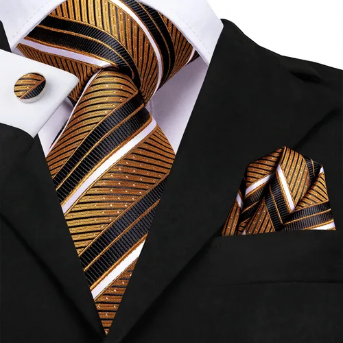 Vista 209 de Dubulle Corbata tejida de cachemira para hombre y gemelos de pañuelo para hombre, conjunto de gemelos para boda formal y negocios