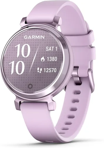 Vista 9 de Garmin Lily 2 (Renovado), reloj inteligente pequeño y elegante, pantalla oculta, lente estampada, hasta 5 días de duración de la batería, color coco