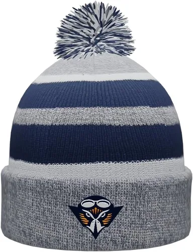 Vista 71 de NCAA Prime - Gorro de punto de invierno con pompón plegable