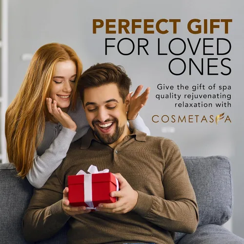 Vista 9 de Cosmetasa Kit de aceite de masaje – Aceite de masaje anticelulitis con café arábica orgánico exfoliante facial y corporal, guantes exfoliantes