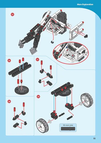 Vista 3 de Thames & Kosmos Máquinas de control remoto: Exploradores espaciales Kit de experimentos de vástago de ciencia e ingeniería Construye 10 modelos