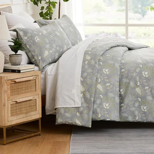 Vista 19 de Southshore Fine Living, Inc. Juego de funda de edredón tamaño extra grande individual/XL, ropa de cama de microfibra cepillada premium de fácil