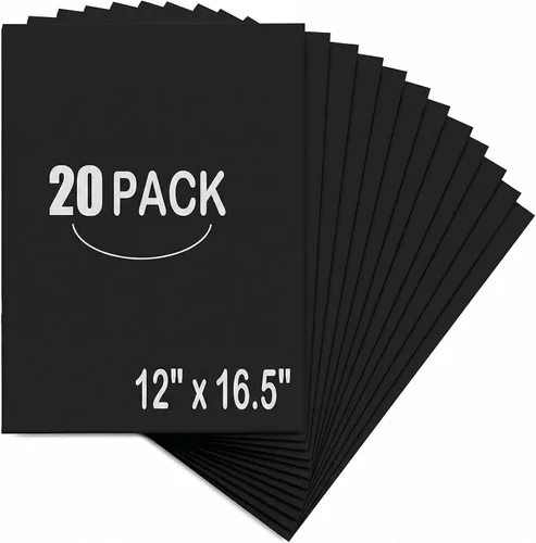 Vista 8 de 20 paquetes de tablero de espuma blanca de 12" x 16.5", 3/16" de grosor, tablero de núcleo de espuma para hornear para proyectos, tablero