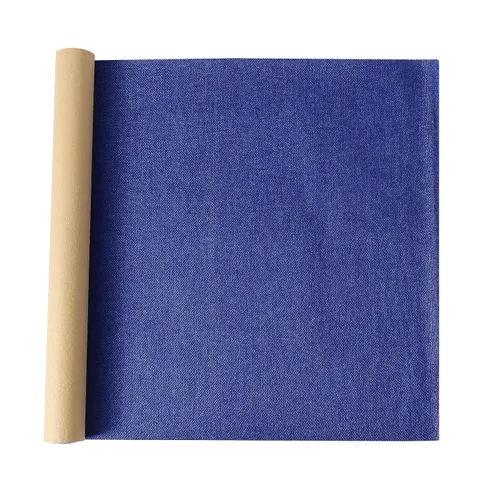 Vista 9 de SANSAM Parche autoadhesivo de tela de reparación de lino, rollo de 17.2 x 60 pulgadas, cinta de reparación de tela para sofás, sofá, ropa, álbumes